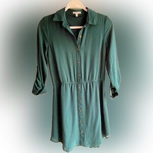 🌻SOLD🌻 Green shirt dress